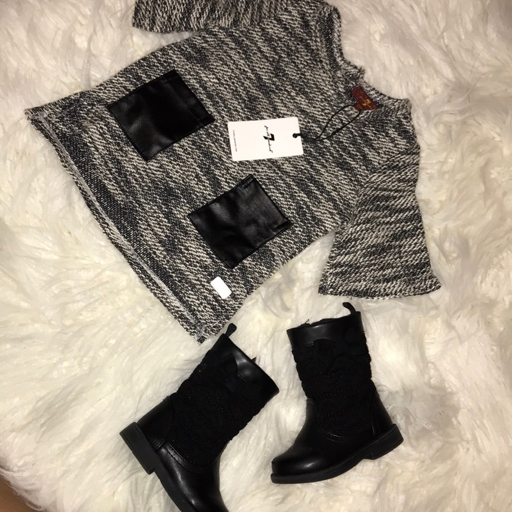 7 for all mankind long sweater for toddler girl